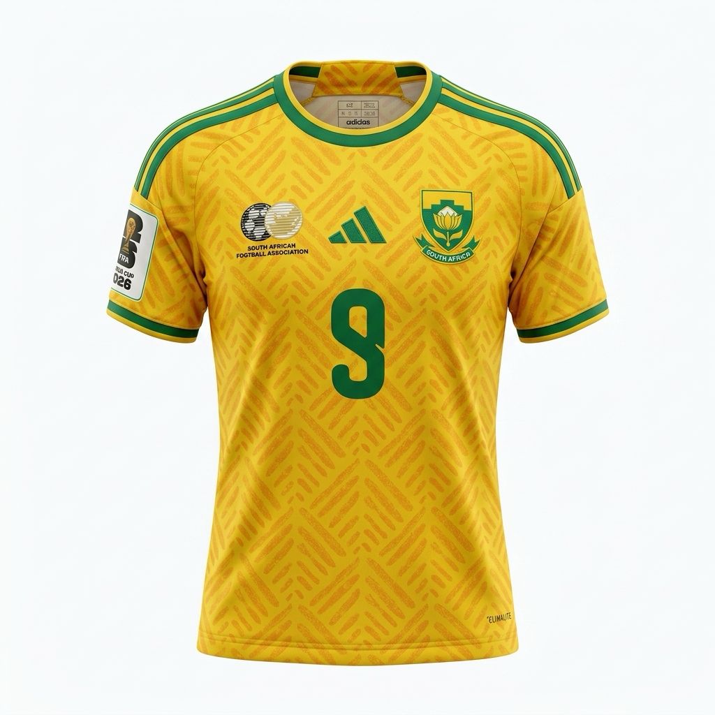 Bafana Bafana World Cup 2026 Home Kit