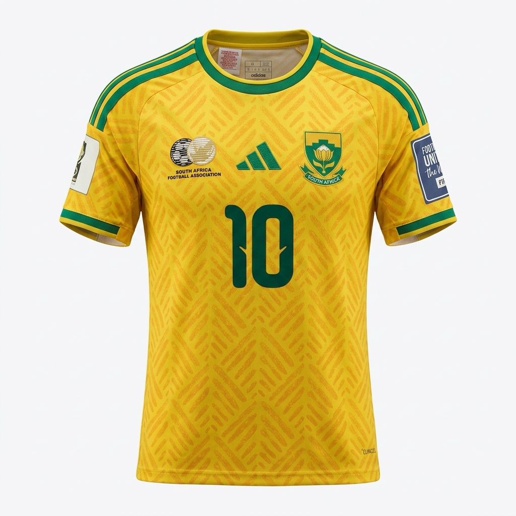 Bafana Bafana World Cup 2026 Home Kit